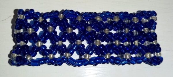 Dark Blue Beaded Stretchy Bracelet