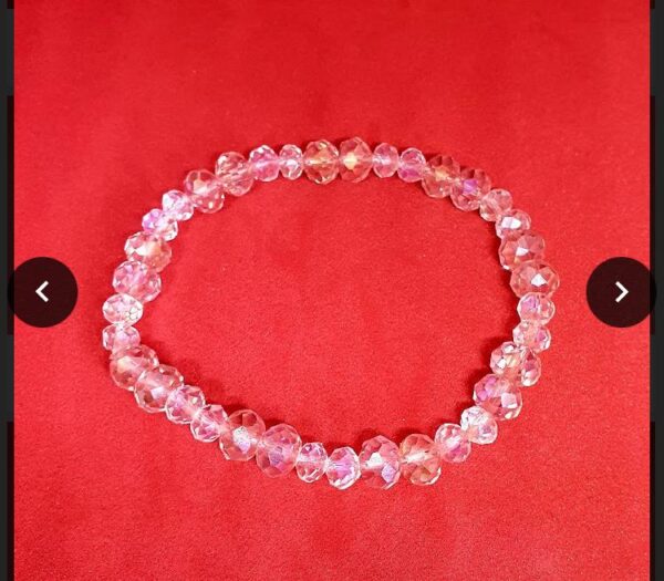Pink Crystals Stretchy Bracelet
