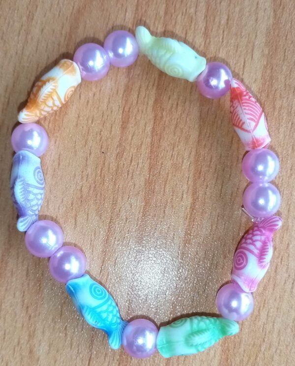Multi Colored Pearl Bracelets