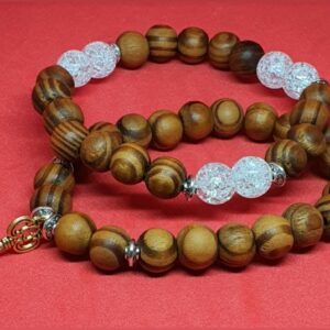 Wood Bead Matching Bracelets
