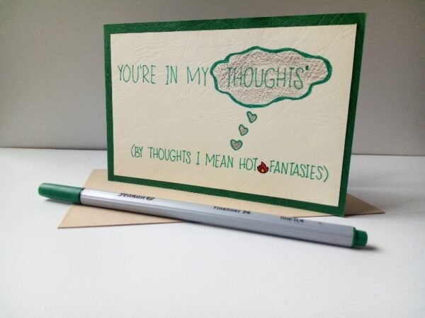 Naughty Cards – You’re in my thoughts